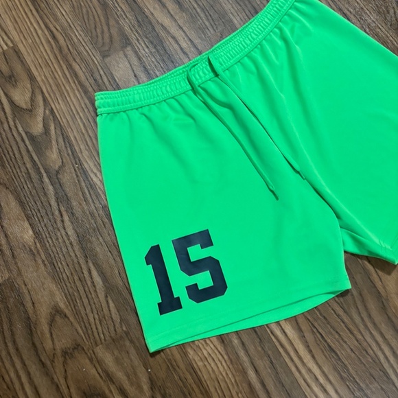 Capelli Sport * Men’s HighLighter Green Soccer / Training Shorts * Large - Picture 4 of 10